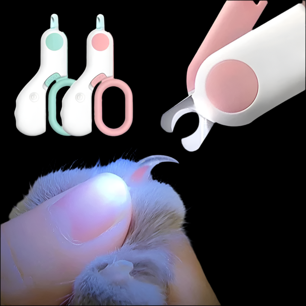 LED-ljus katt & hund kloklippare professionell husdjur