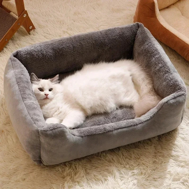 Katt- och hundhus, varmt på vintern, tvättbart året runt